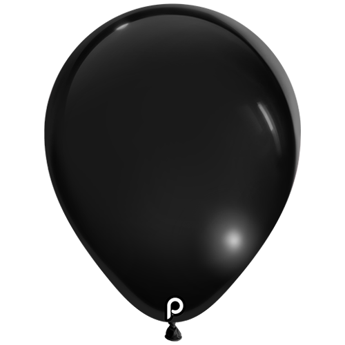 25 Ballons 18" Black - Prima