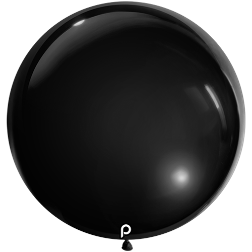 4 Ballons 36" Black - Prima