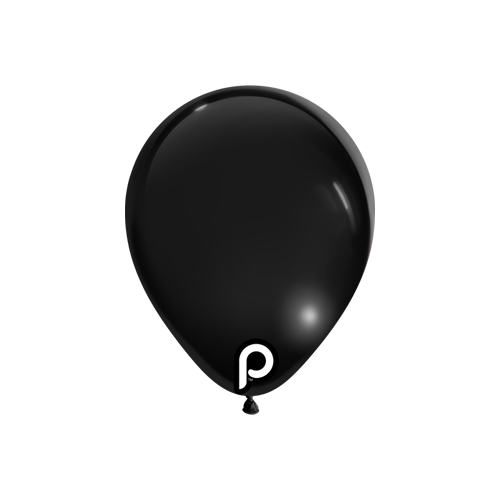 100 Ballons 5" Black - Prima