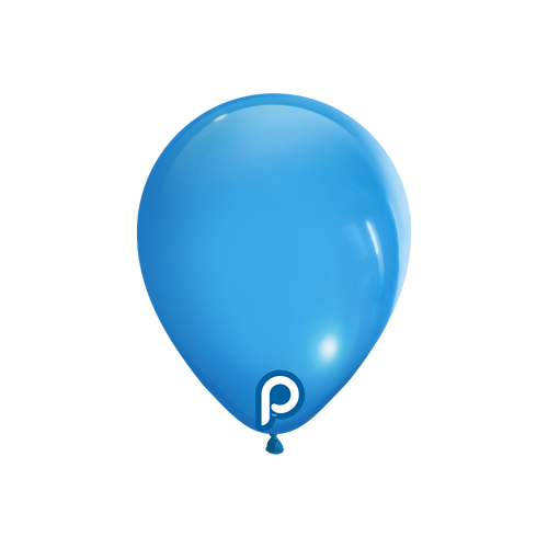 100 Ballons 5" Bluebird - Prima