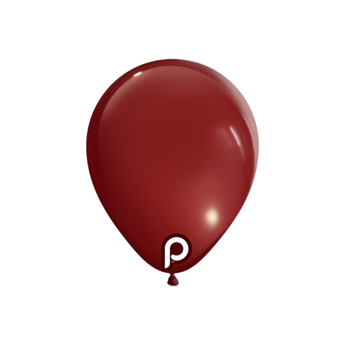 100 Ballons 5" Burgandy - Prima