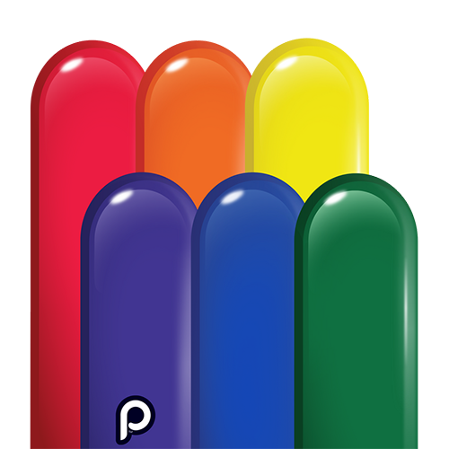 Classic Rainbow Assortment nozzle up - 50CT (FR)