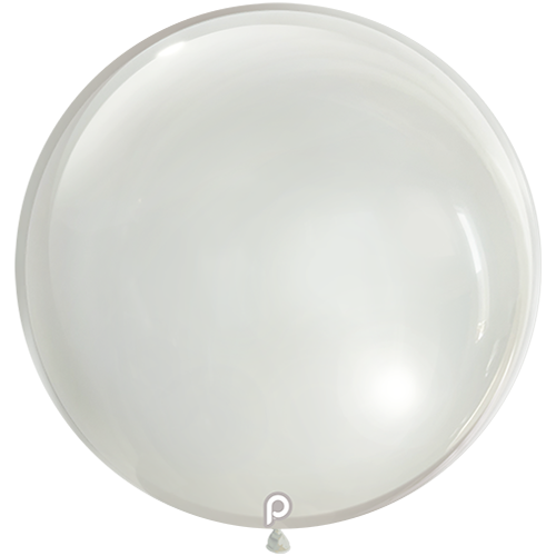 4 Ballons 36" Clear Glass - Prima