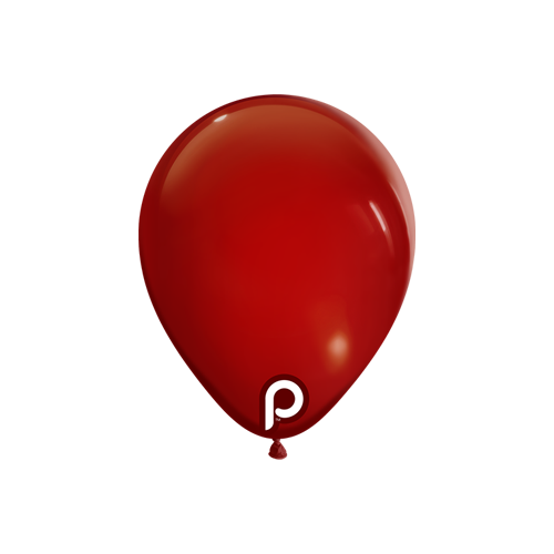 100 Ballons 5" Garnet - Prima