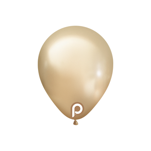 100 Ballons 5" Glam TM Champagne - Prima