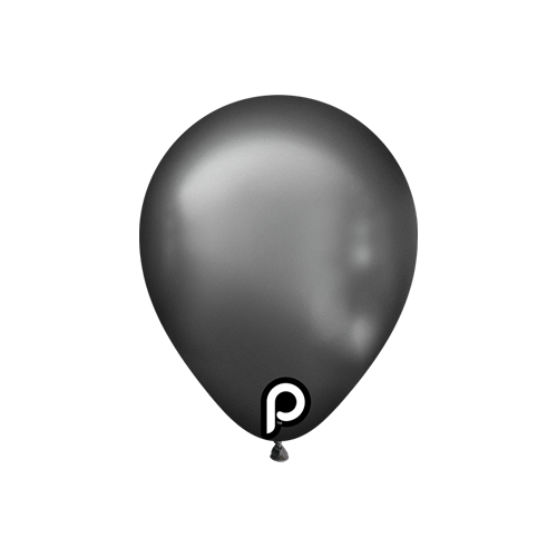 100 Ballons 5" Glam TM Charcoal - Prima