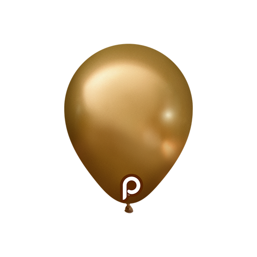 100 Ballons 5" Glam TM Gold - Prima