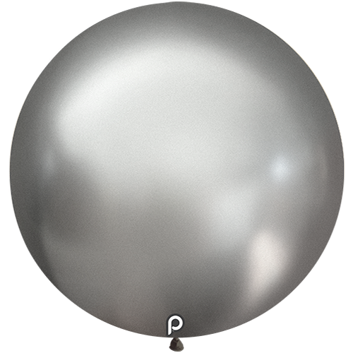 4 Ballons 36" Glam Silver - Prima