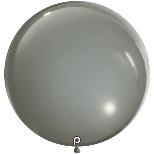 4 Ballons 36" Gray - Prima