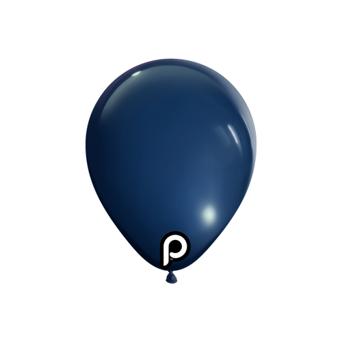 100 Ballons 5" Navy Blue - Prima