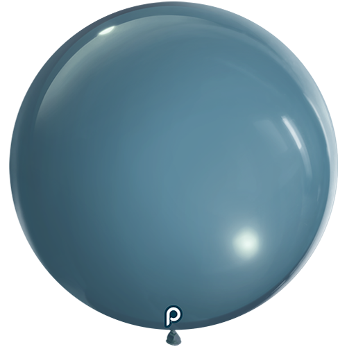 4 Ballons 36" Smoky Blue - Prima