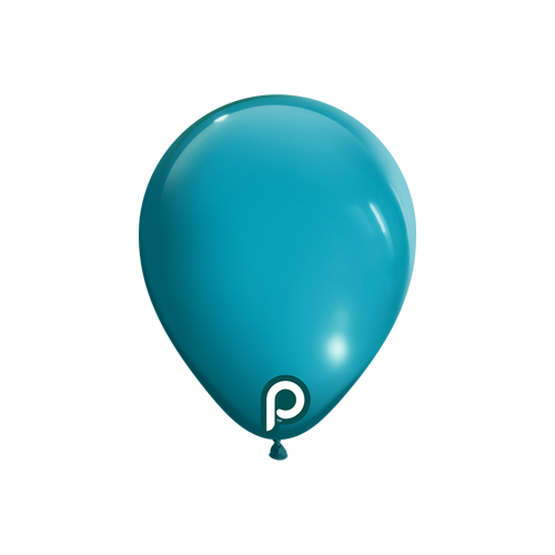 100 Ballons 5" Turquoise - Prima