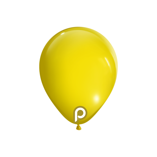 100 Ballons 5" Yellow - Prima