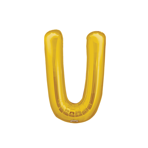 16" Gold Letter U (FR)