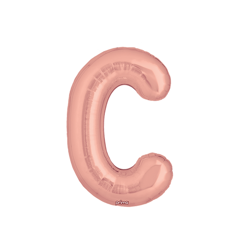 16" Rose Gold Letter C (FR)