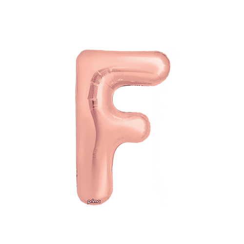 16" Rose Gold Letter F (FR)