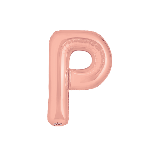 16" Rose Gold Letter P (FR)