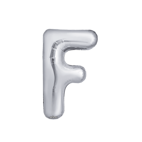 16" Silver Letter F (FR)