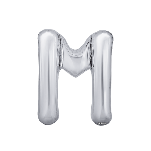 16" Silver Letter M (FR)