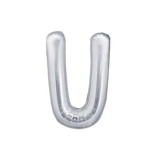 16" Silver Letter U (FR)