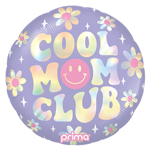 18" Rond Cool Mom Club Holographic - Prima