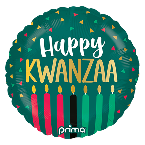 18" Rond Happy Kwanzaa - Prima