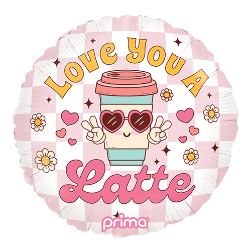 1 Alu 18" Love you a latte - Prima