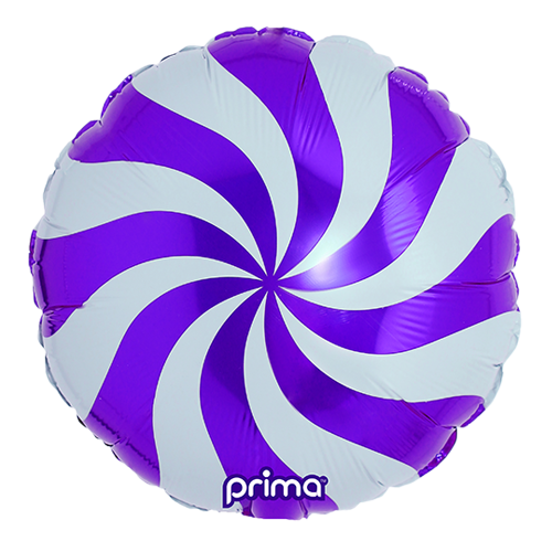 1 Alu 18" Candy Swirl Purple - Prima