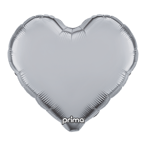 1 Alu 18" Heart Silver - Prima