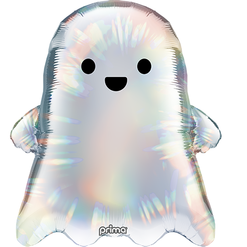 22" Cute Holographic Ghost Special Shape (FR)