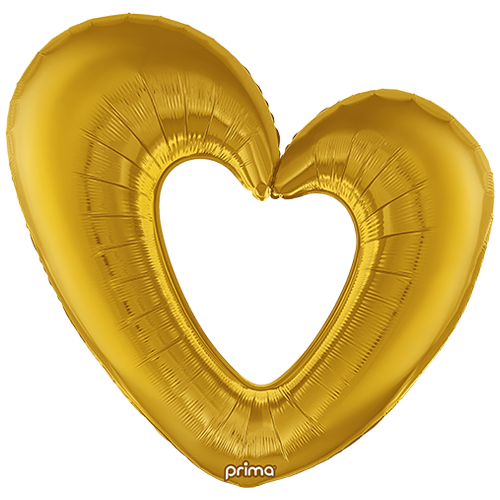 40” Gold Open Heart (FR)