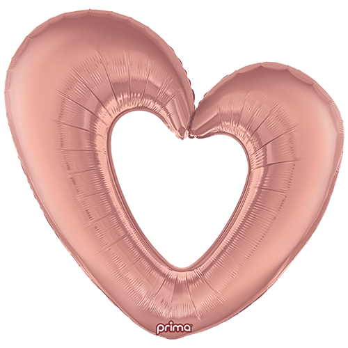 40” Rose Gold Open Heart (FR)