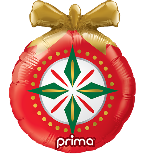 9" Air-filled Christmas Ornament Shape - Prima