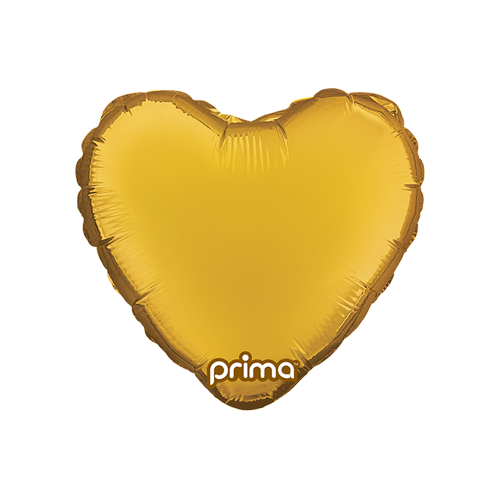 1 Poche De 6 Alu Coeur Gold 9" - Prima