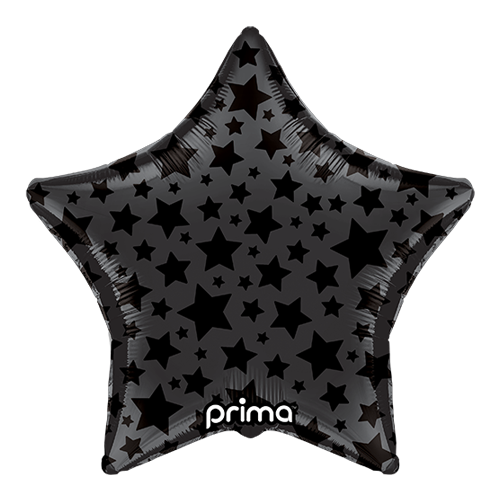 18" Star Black Shiny & Matte Stars (FR)