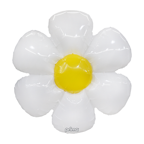 24" Air-filled White Daisy (FR)