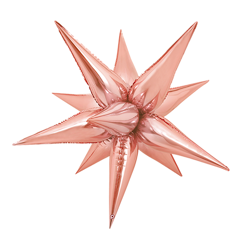 1 Déco TM 40"  Starburst Rose Gold -Prima