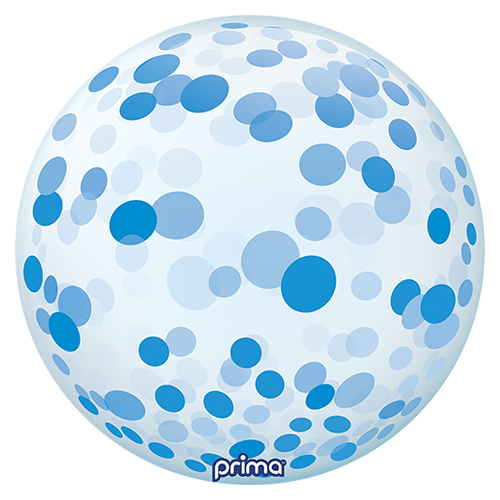 20” Blue Confetti Sphere (FR)