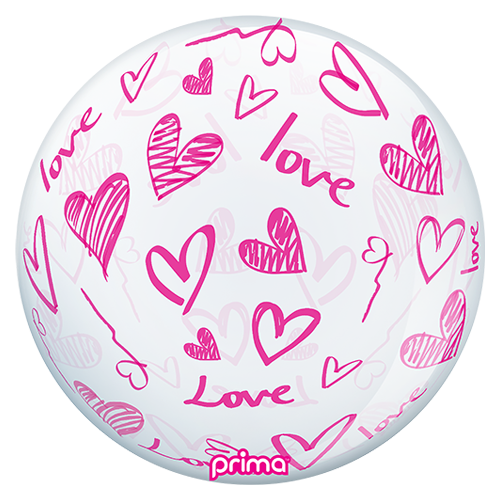 1 Sphère 20" Graffiti Love - Prima