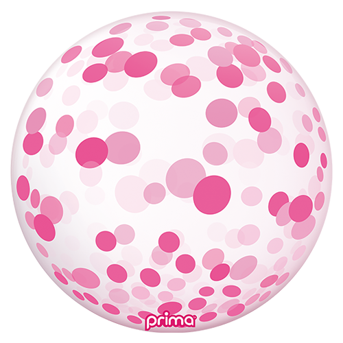 20” Pink Confetti Sphere (FR)