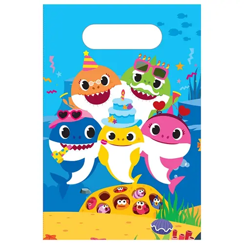 LOT DE 8 POCHES BABY SHARK (FR)