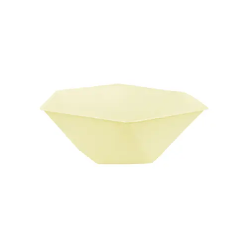 6 Bols Hexagonaux Décor Jaune 15.8cm (FR)