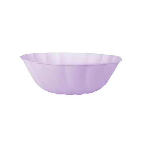 6 Bols Ronds Décor Violet 14.8cm (FR)