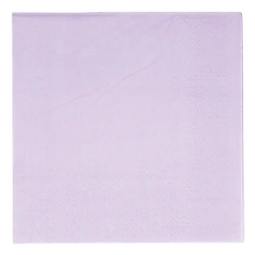 20 Serviettes Papier Décor Violet 33Cm - Amscan