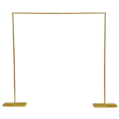 HEAVY DUTY METAL DECORATIVE BACKDROP FRAME GOLD (FR)