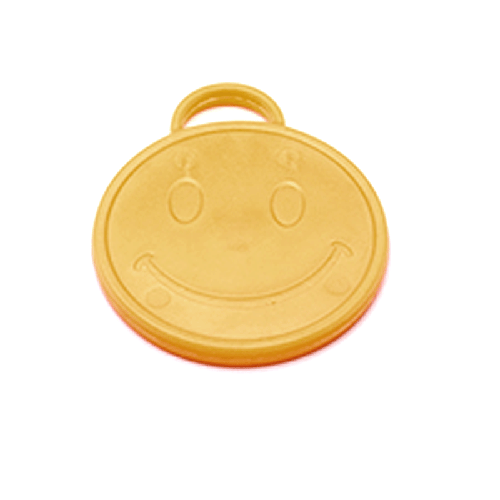 B613G Petit lest rond sourire Gold 8g (FR)