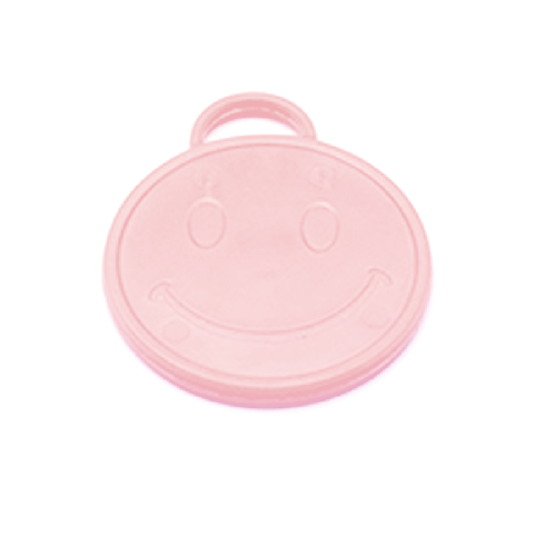 B613PP Petit lest rond sourire Pale Pink 8g (FR)