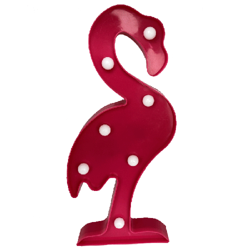 Flamant Rose Led Mini (Environ 25Cm) – Borosino