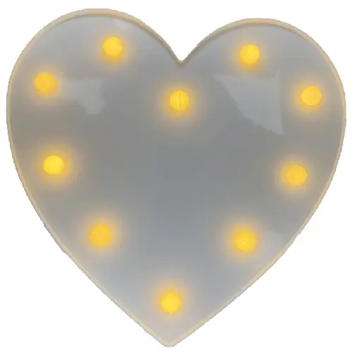 COEUR LED LIGHT WHITE de 16x16 (FR)