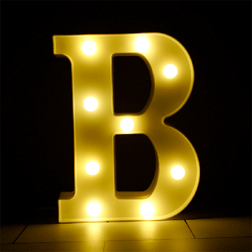 Lettre B Lumineuse Led – Borosino